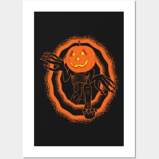 Pumpkin Halloween Monster Posters and Art